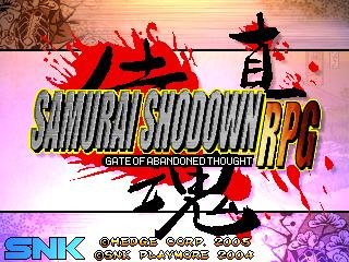 Samurai Shodown RPG - Gate of Abandoned Thought